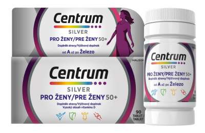 Centrum multivitamín pro ženy 50+ 90 tablet